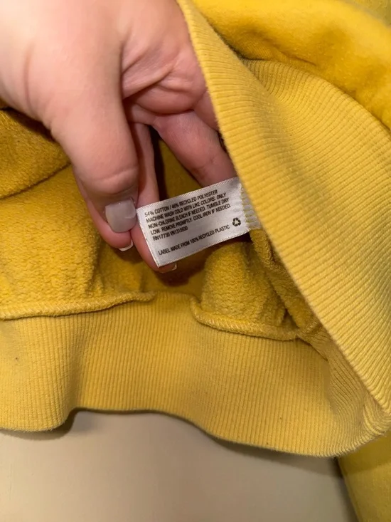 Wild Fable Mustard Yellow Crewneck Sweatshirt - Cropped - Picture 4 of 5